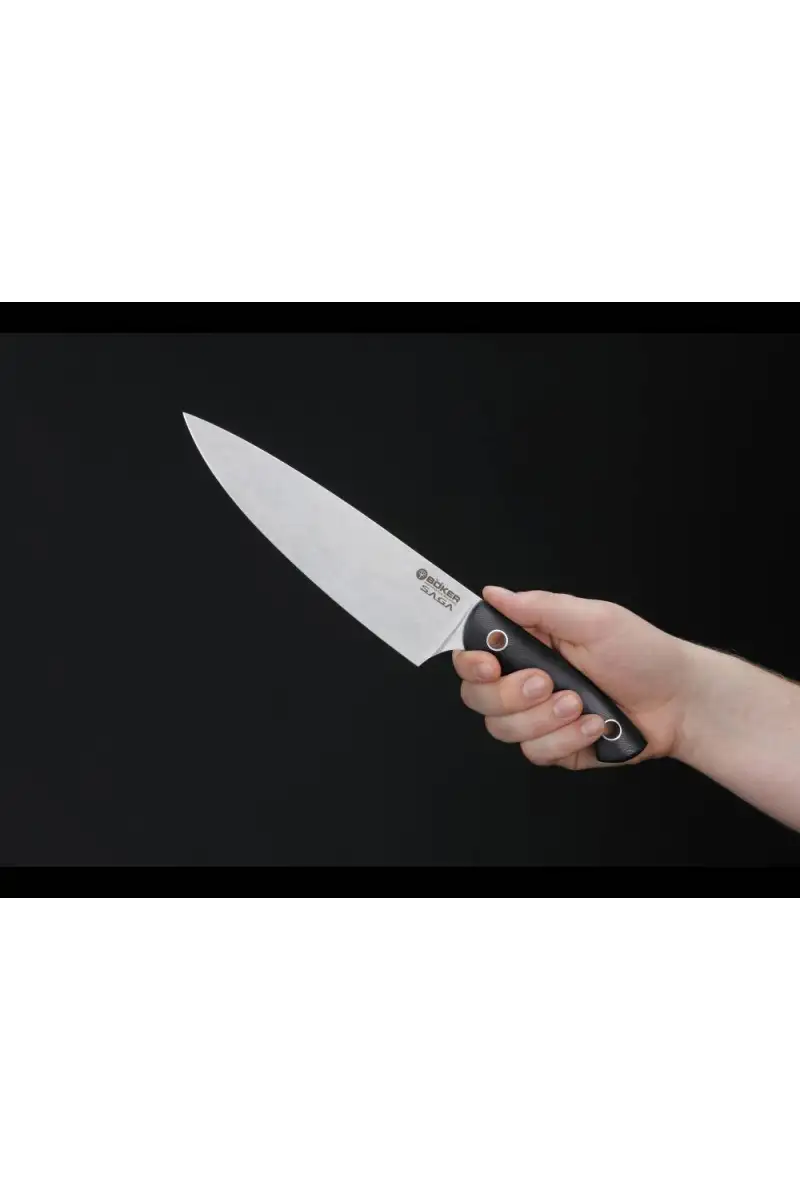 Nóż Szefa Kuchni Boker Solingen Saga G10
