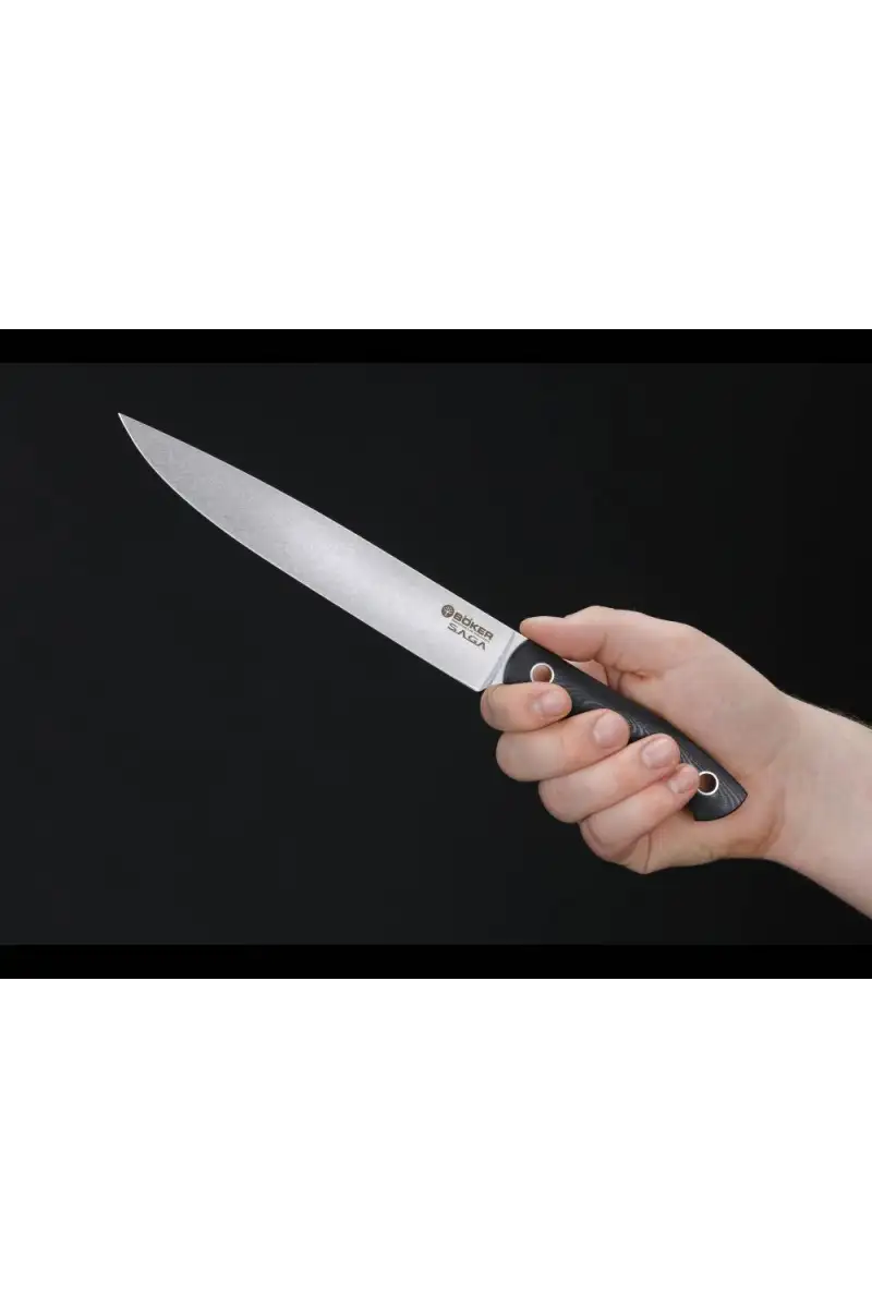 Nóż do szynki Boker Solingen Saga G10 Stonewash
