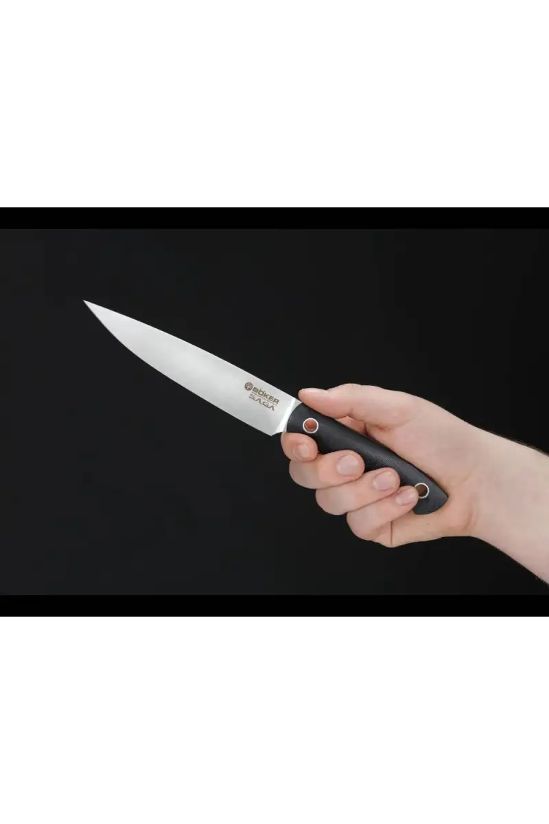 Nóż uniwersalny Boker Solingen Saga G10 Satin
