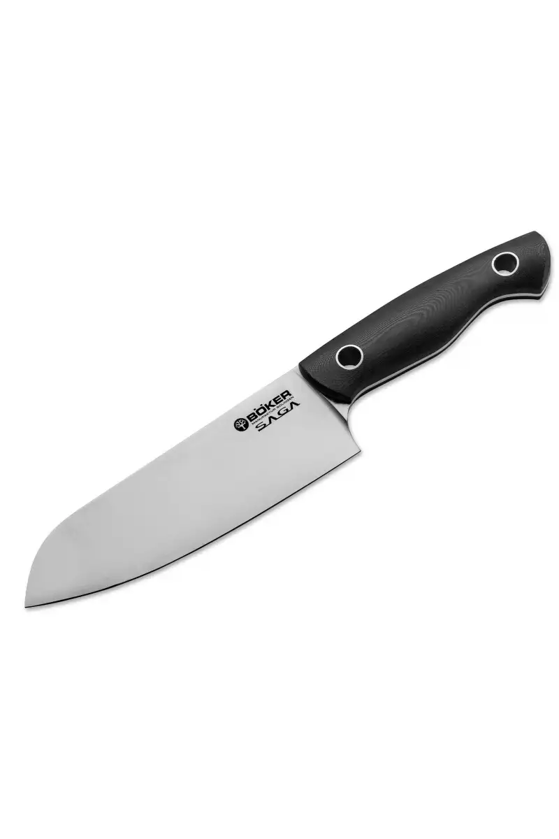Nóż Santoku Boker Solingen Saga G10 Satin