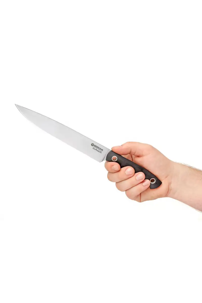 Nóż do szynki Boker Solingen Saga G10 Satin