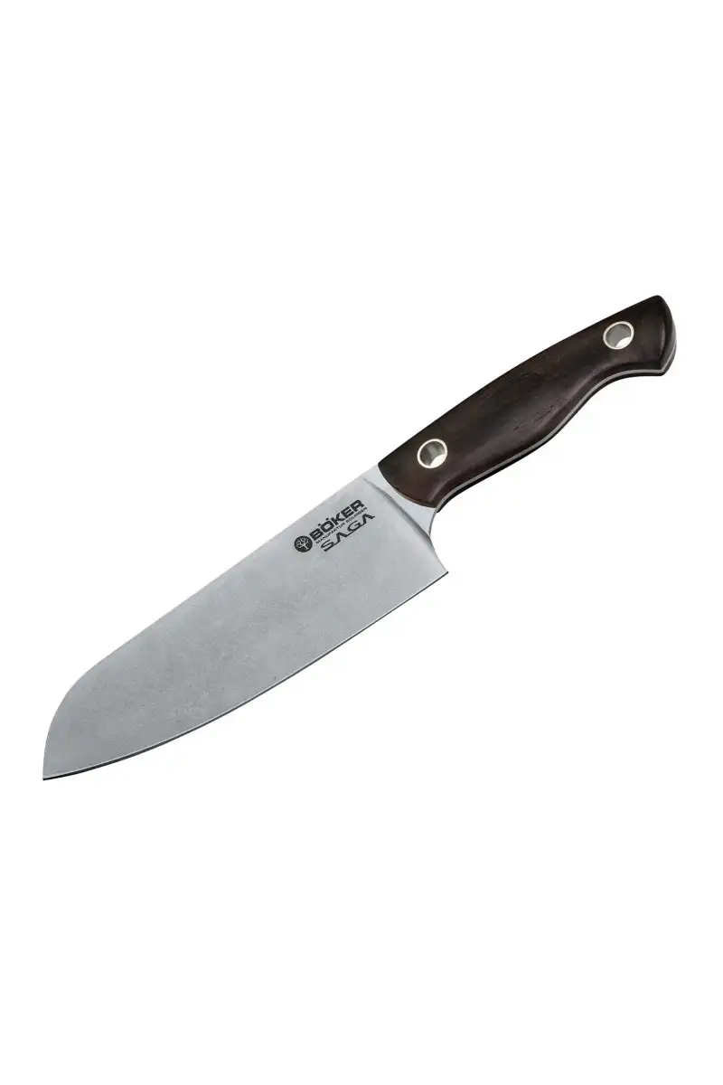 Nóż Santoku Boker Solingen Saga Grenadill