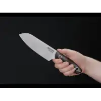 Nóż Santoku Boker Solingen Saga Grenadill