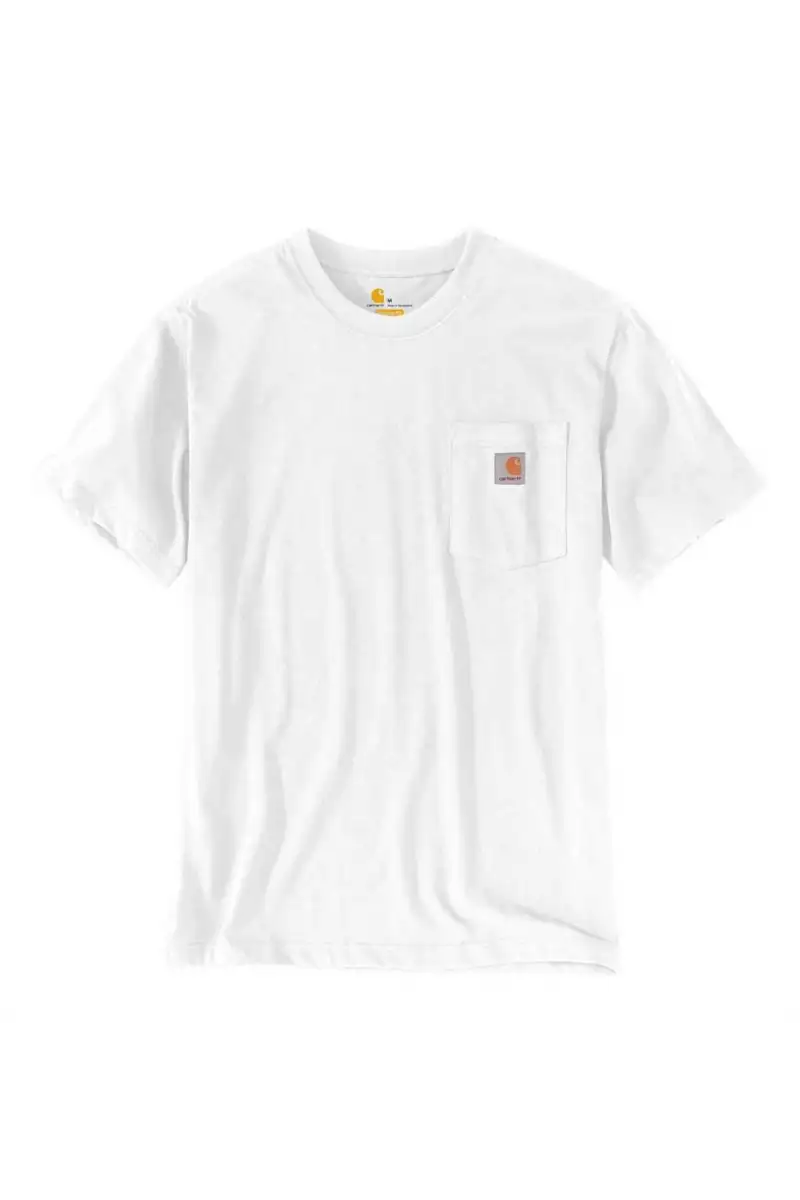 Koszulka Carhartt Workwear Pocket S/S White