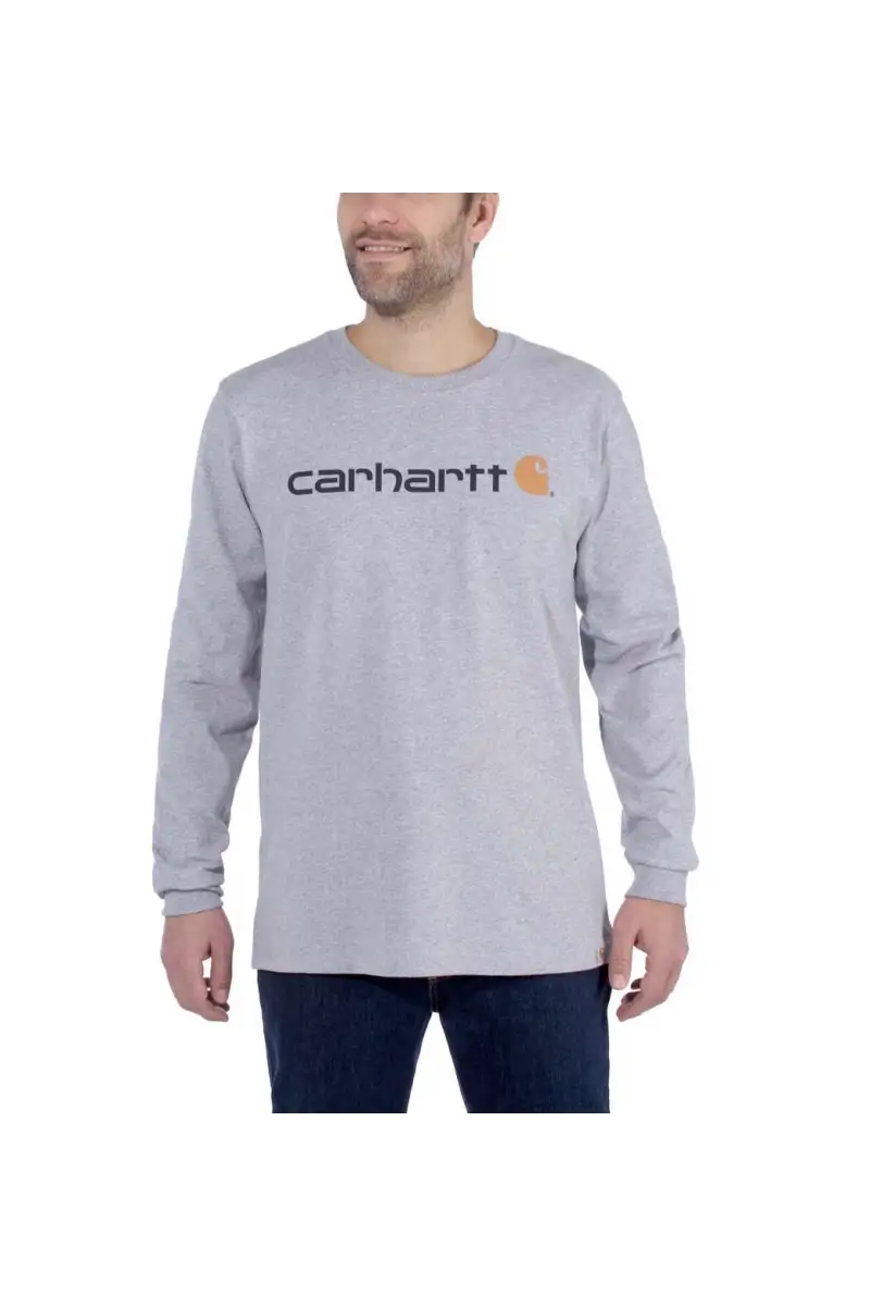 Koszulka Carhartt EMEA Signature L/S Grey