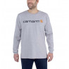 Koszulka Carhartt EMEA Signature L/S Grey