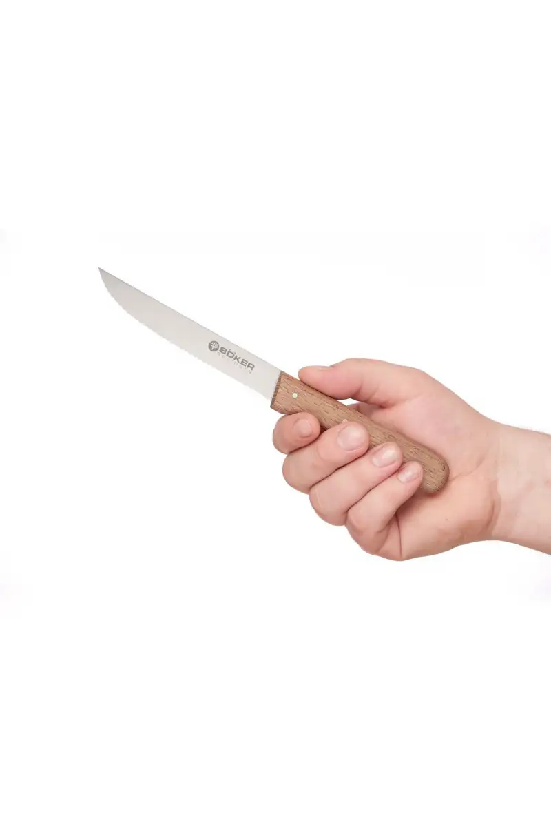 Nóż uniwersalny Boker Solingen Classic Olive ząbki