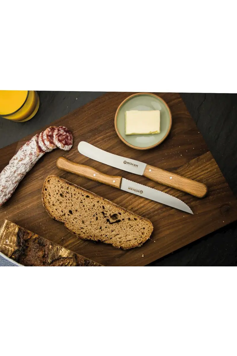 Nóż uniwersalny Boker Solingen Classic Olive ząbki