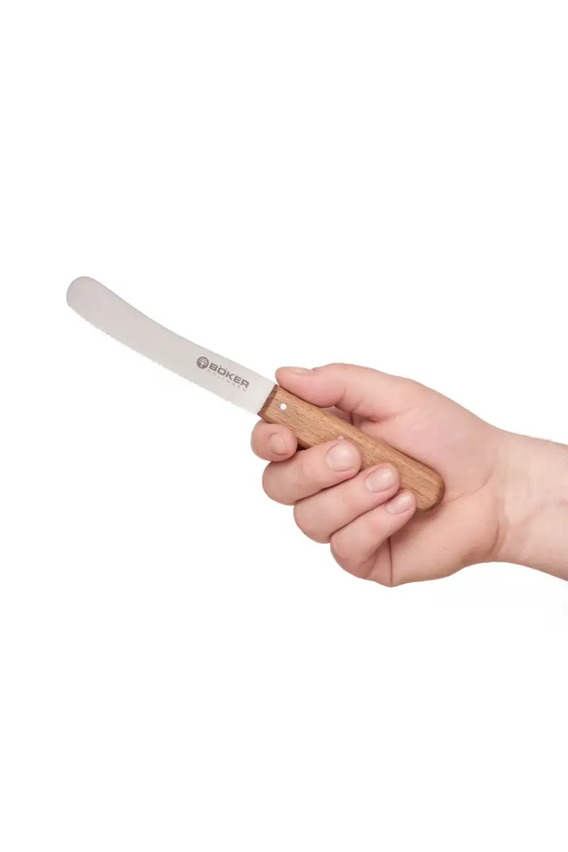 Nóż kanapkowy Boker Solingen Classic Olive ząbki