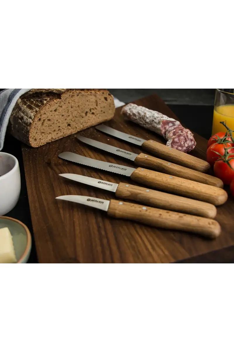 Nóż kanapkowy Boker Solingen Classic Olive ząbki