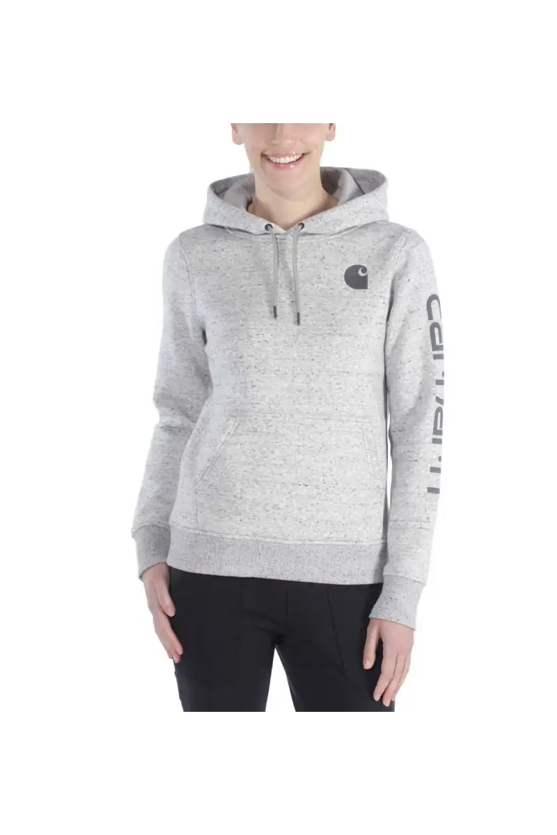 Bluza Carhartt Clarksburg Sleeve Logo Asphalt