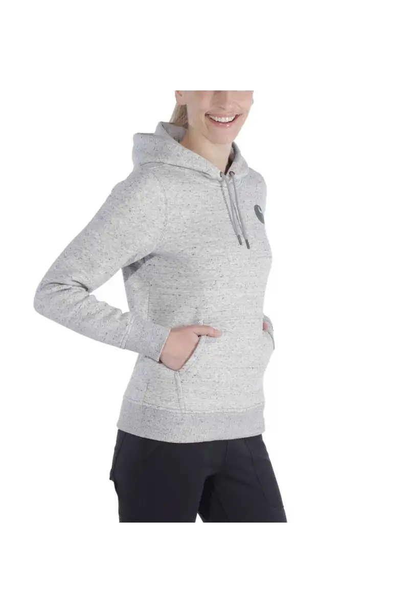 Bluza Carhartt Clarksburg Sleeve Logo Asphalt