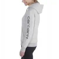 Bluza Carhartt Clarksburg Sleeve Logo Asphalt