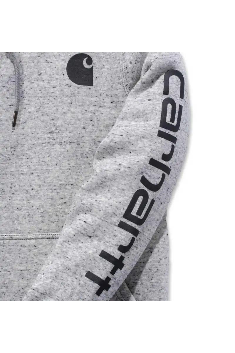 Bluza Carhartt Clarksburg Sleeve Logo Asphalt