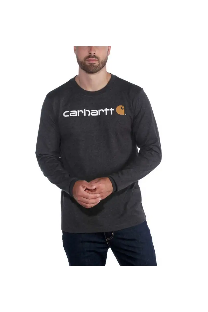 Koszulka Carhartt EMEA Signature L/S Carbon