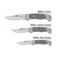 Nóż Boker Solingen Boy Scout Hirschhorn