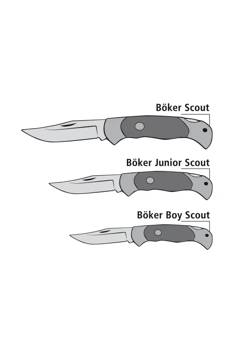 Nóż Boker Solingen Boy Scout Hirschhorn