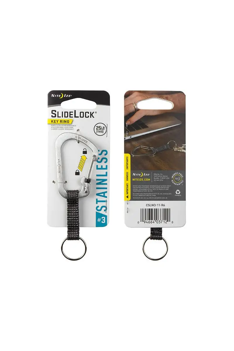 Karabinek Nite Ize Slidelock Key Ring 3 Stainless