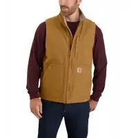Kamizelka Carhartt Washed Duck SherpaLined Brown