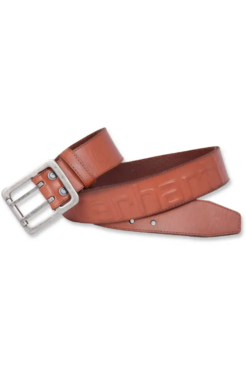 Pasek Carhartt Logo Brown