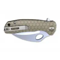 Nóż Honey Badger Claw Medium Tan Serrated