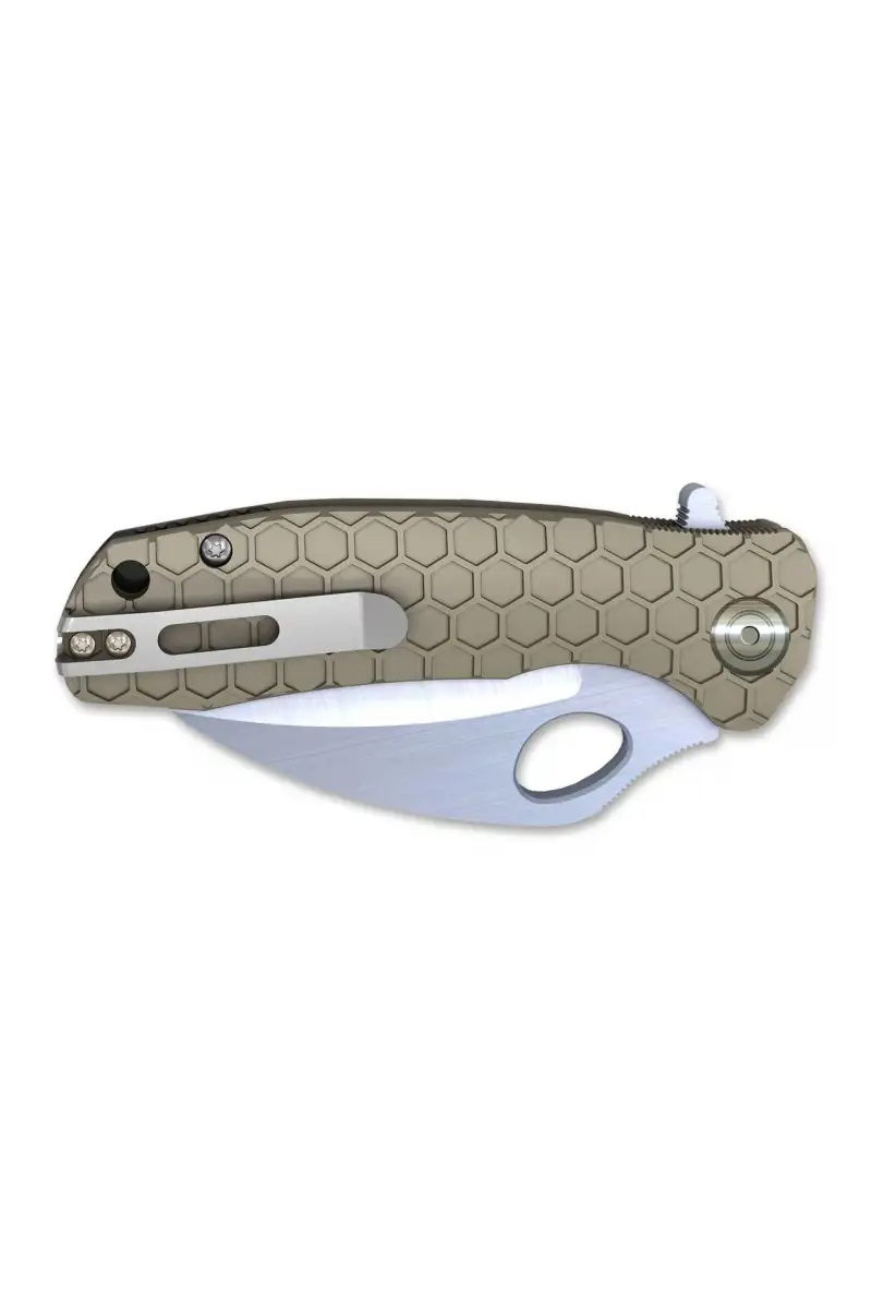 Nóż Honey Badger Claw Medium Tan Serrated