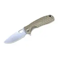 Nóż Honey Badger Flipper Small Tan