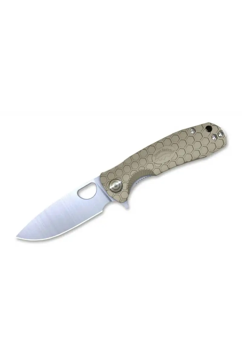 Nóż Honey Badger Flipper Small Tan