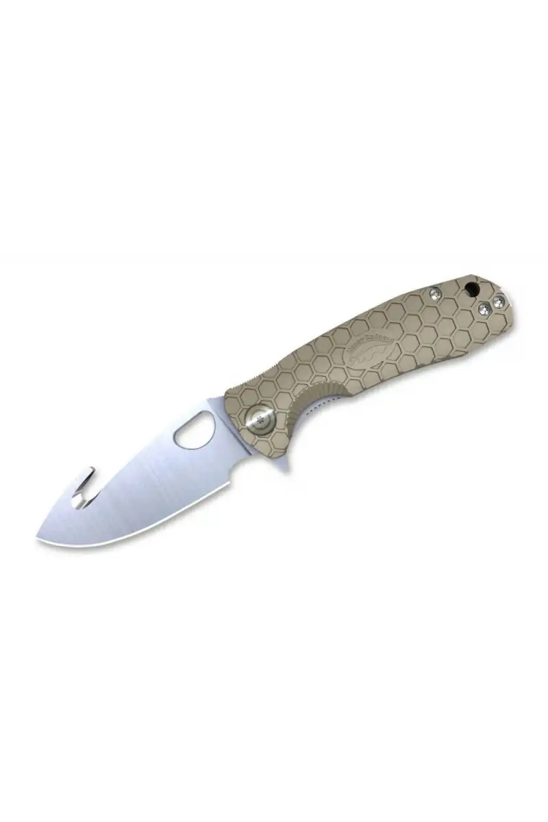 Nóż Honey Badger Hook Large Tan