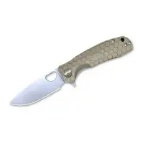 Nóż Honey Badger Flipper Medium Tan