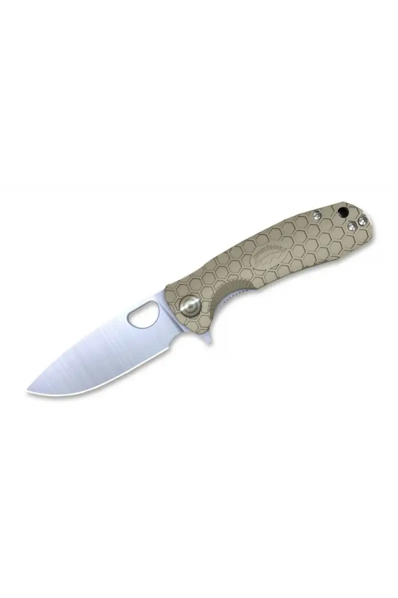 Nóż Honey Badger Flipper Medium Tan