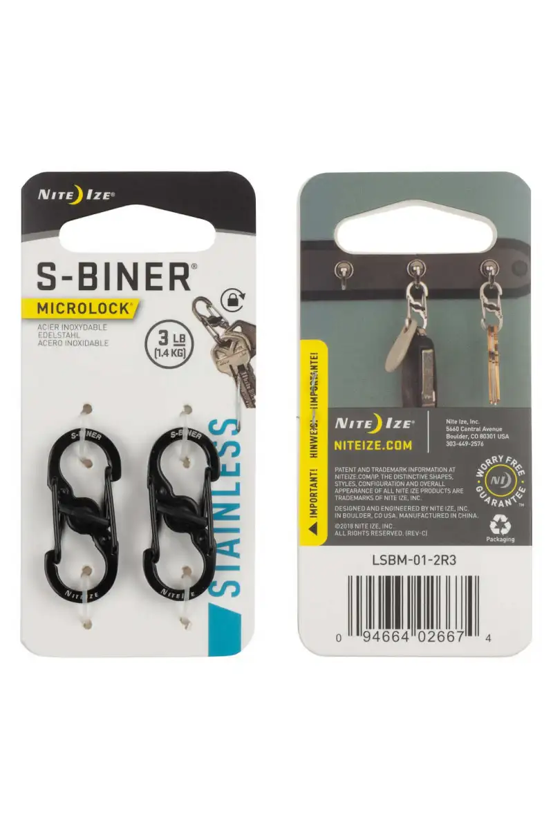 Karabinek Nite Ize S-Biner MicroLock 2Pack