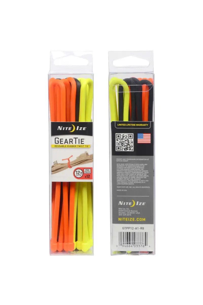 Zestaw Elastycznych Opaskek Nite Ize Gear Tie 12"
