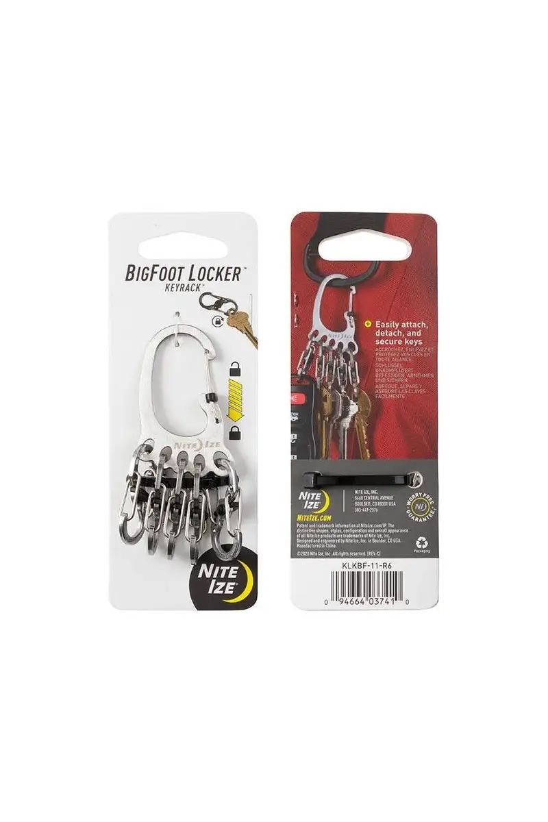 Karabinek do kluczy Nite Ize BigFoot KeyRack Locke
