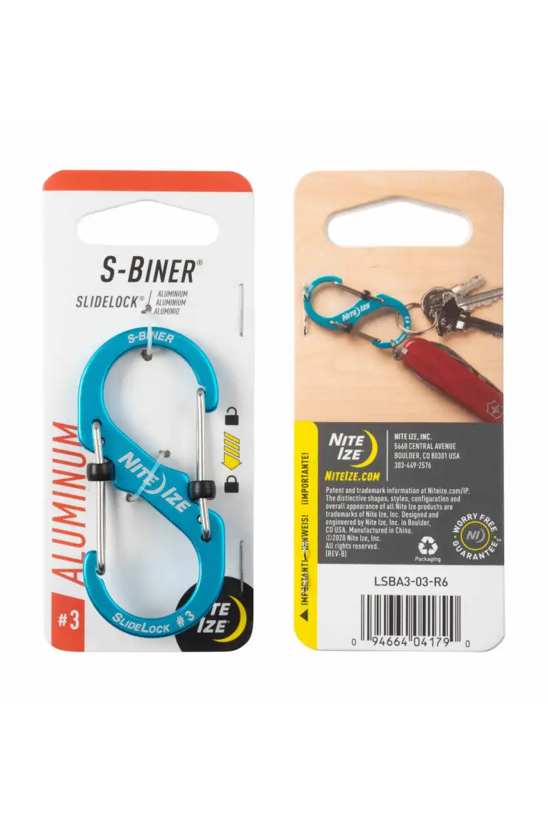 Karabinek Nite Ize S-Biner Slidelock 3 Blue