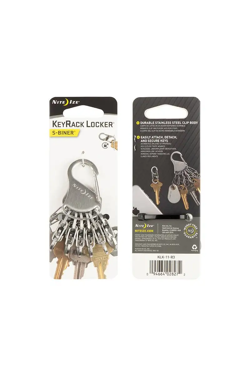 Karabinek do kluczy Nite Ize KeyRack Locker Steel