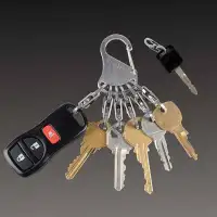 Karabinek do kluczy Nite Ize KeyRack Locker Steel