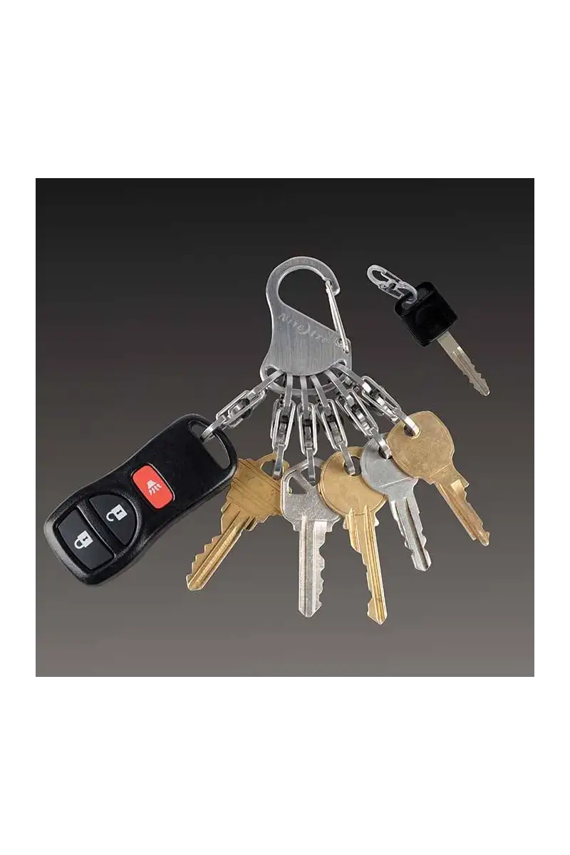 Karabinek do kluczy Nite Ize KeyRack Locker Steel