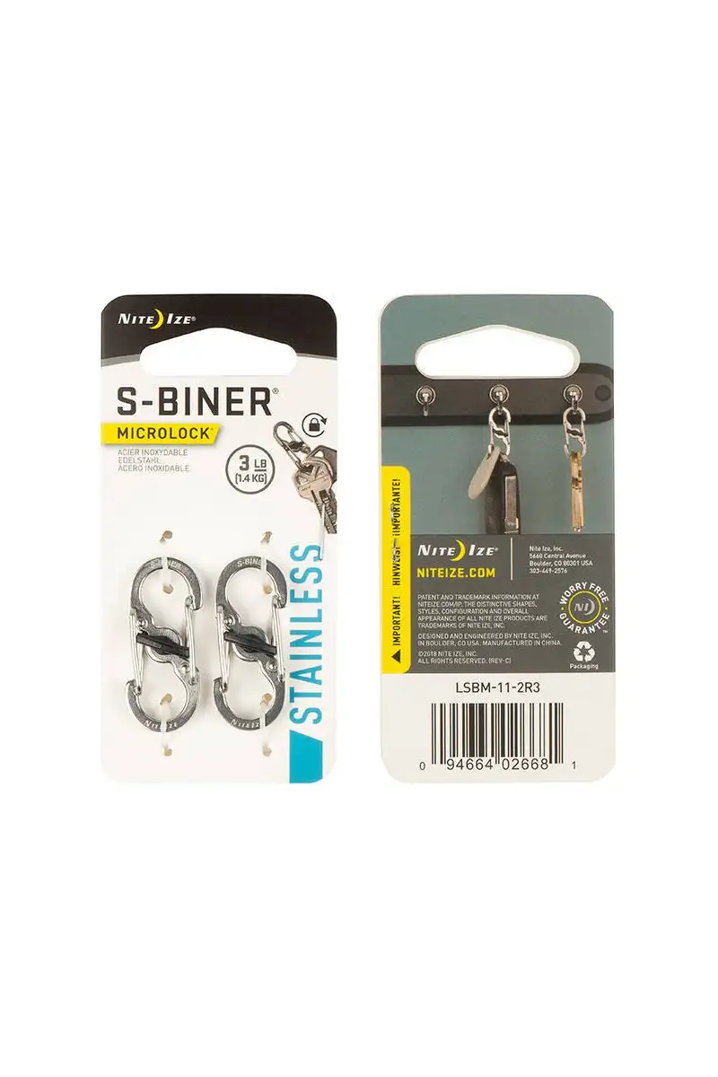 Karabinek Nite Ize S-Biner MicroLock 2Pack