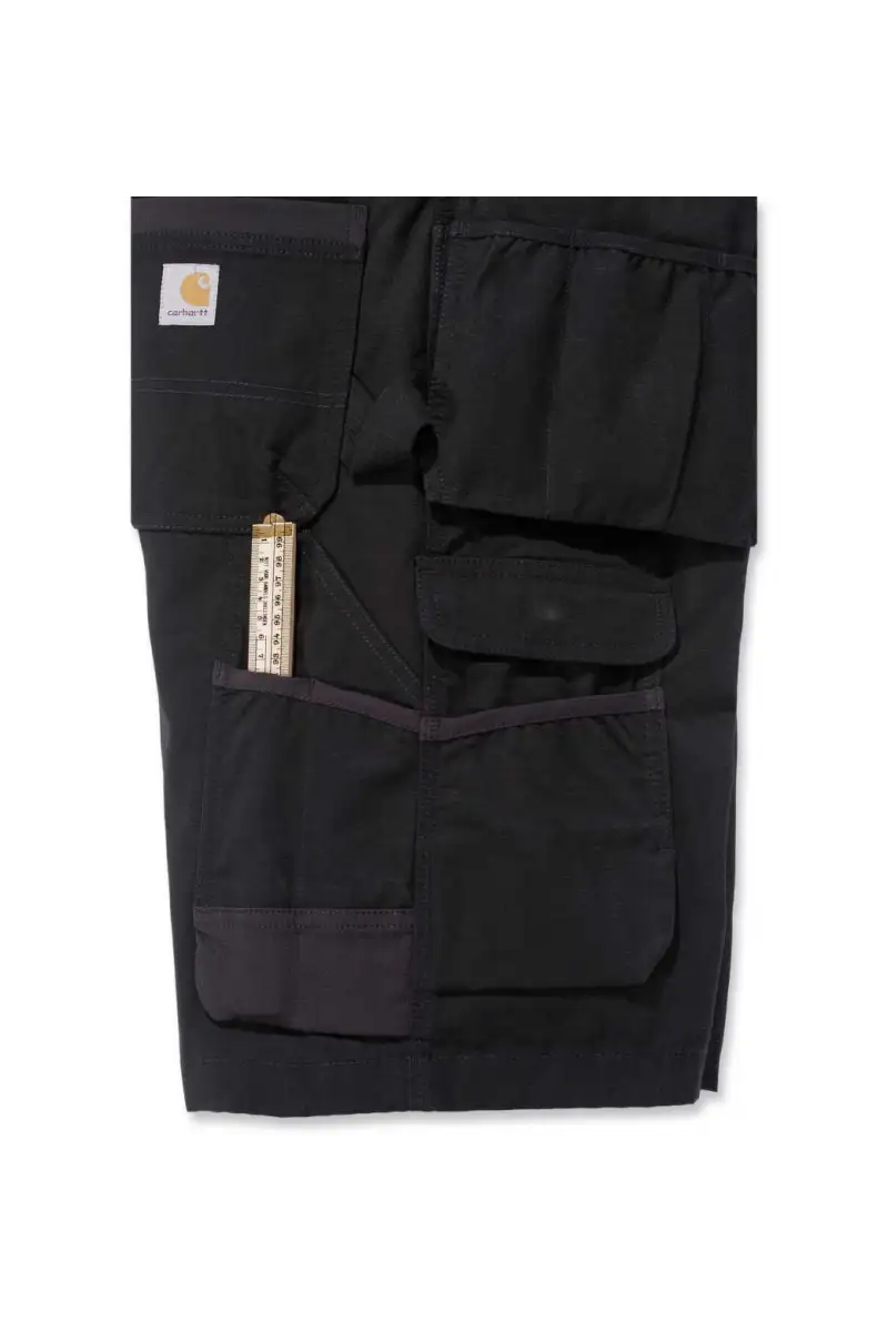 Spodenki Carhartt Steel Multipocket Shorts Black
