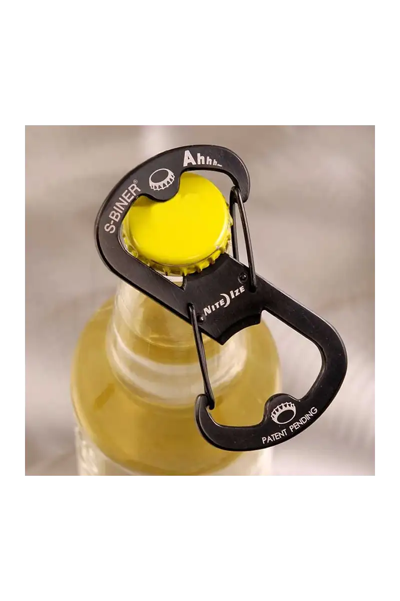 Karabinek Nite Ize S-Biner Ahhh Botle Opener Black