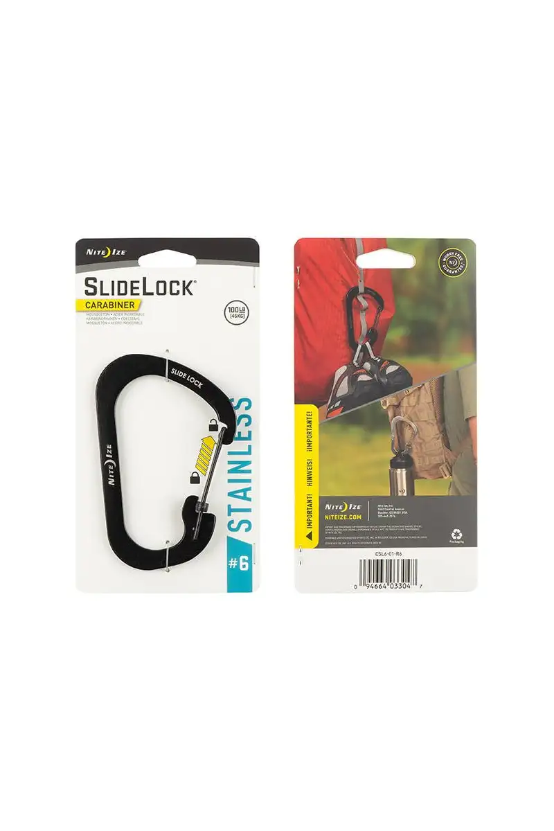 Karabinek Nite Ize Sidelock Carabiner 6 Black