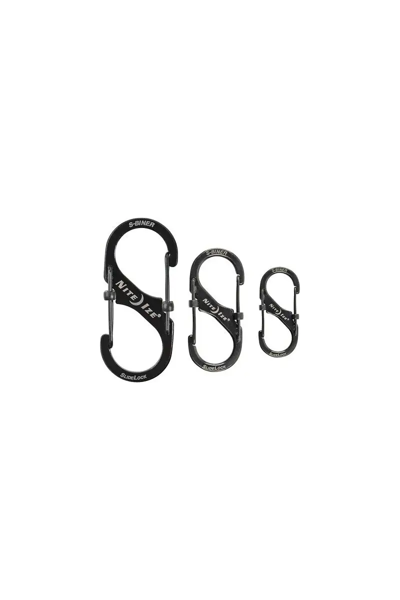 Zestaw Karabinków Nite Ize SBiner Slidelock 2 BLAC