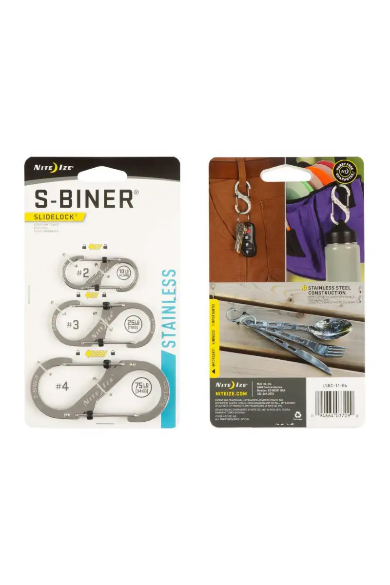 Zestaw Karabinków Nite Ize S-Biner SlideLock Set