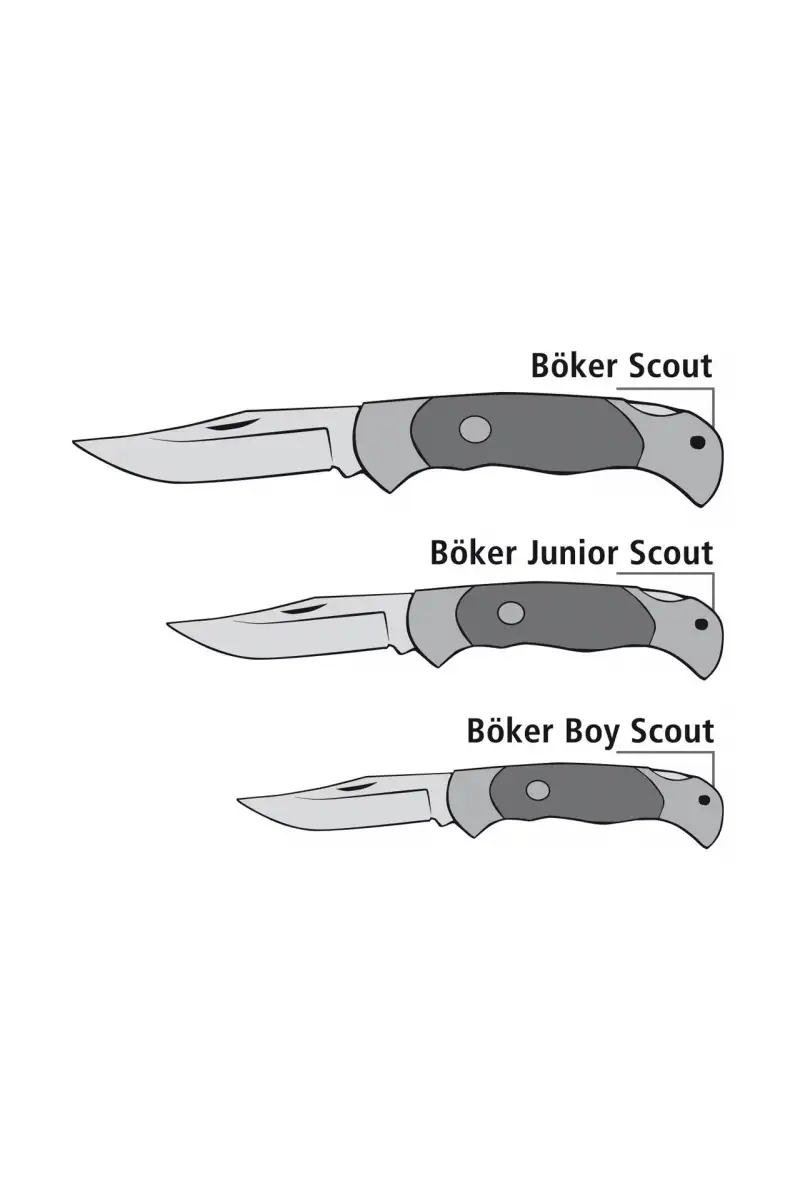 Nóż Boker Solingen Junior Scout Hirschhorn