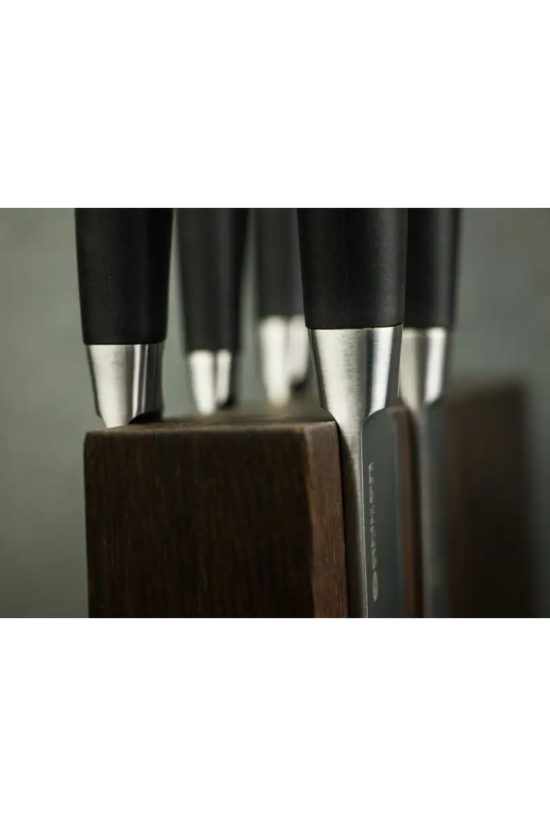 Blok magnetyczny do noży Boker Style Smoked Oak
