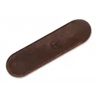 Skórzane etui Boker na brzytwę, ciemno-brązowe