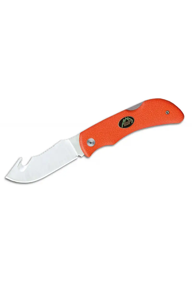Nóż Outdoor Edge Grip Hook Blaze Orange