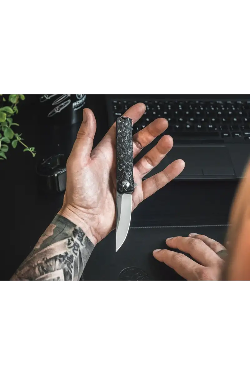 Nóż Boker Plus Kwaiken Compact Flipper Marble Carb