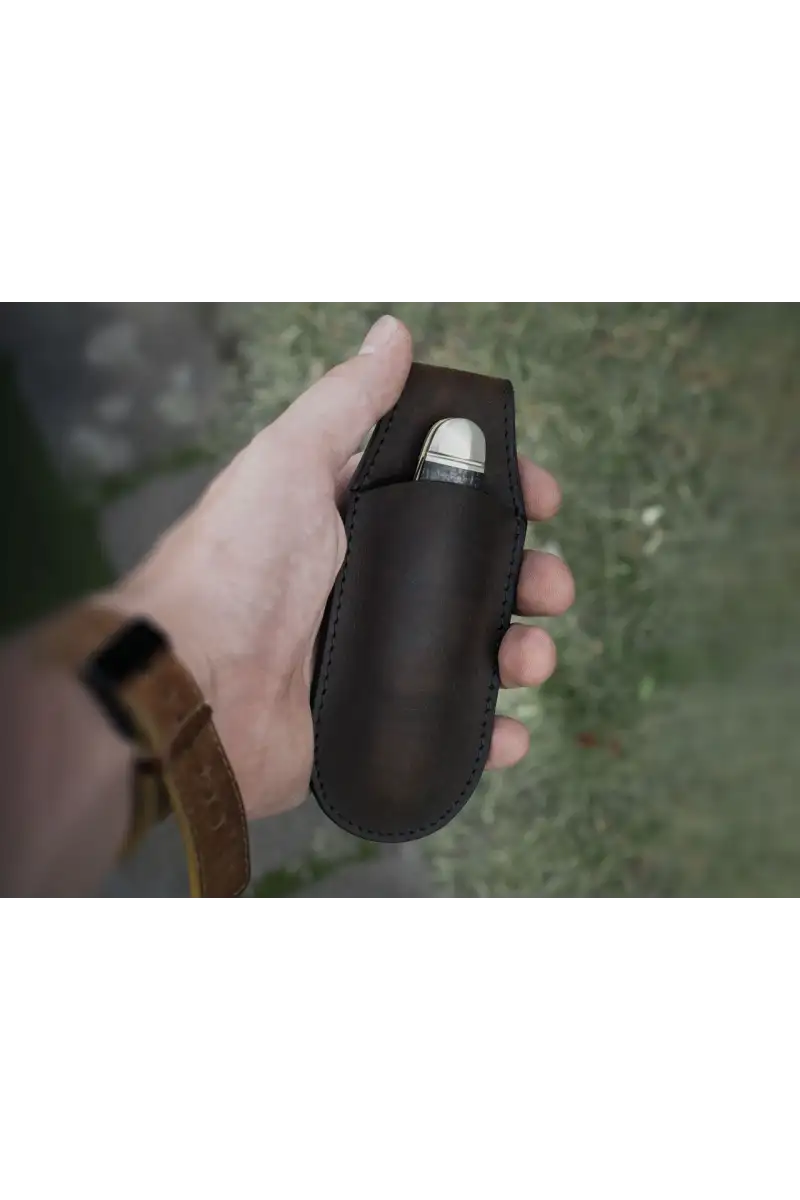 Etui magnetyczne Boker Solingen, brązowe, małe